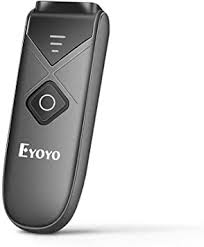 EYOYO MINI 2D QR 1D ESCÃNER DE CÃ“DIGO DE BARRAS BLUETOOTH, LECTOR DE CÃ“DIGO DE BARRAS INALÃMBRICO PORTÃTIL CON CABLE